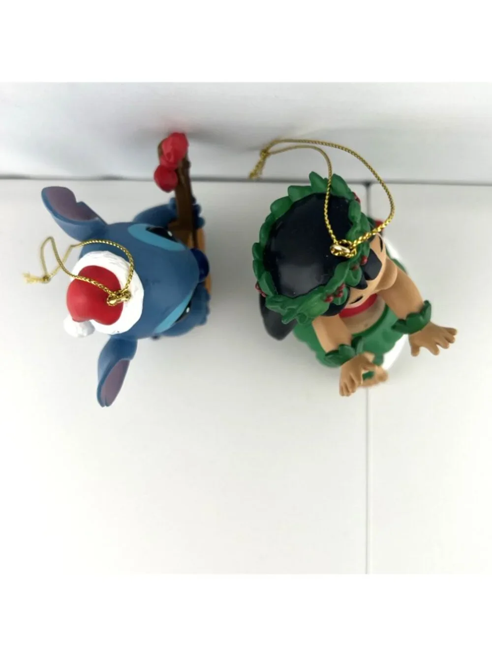 Set of 2 Lilo and Stitch Disney Presidents Edition Ornaments in Original Box